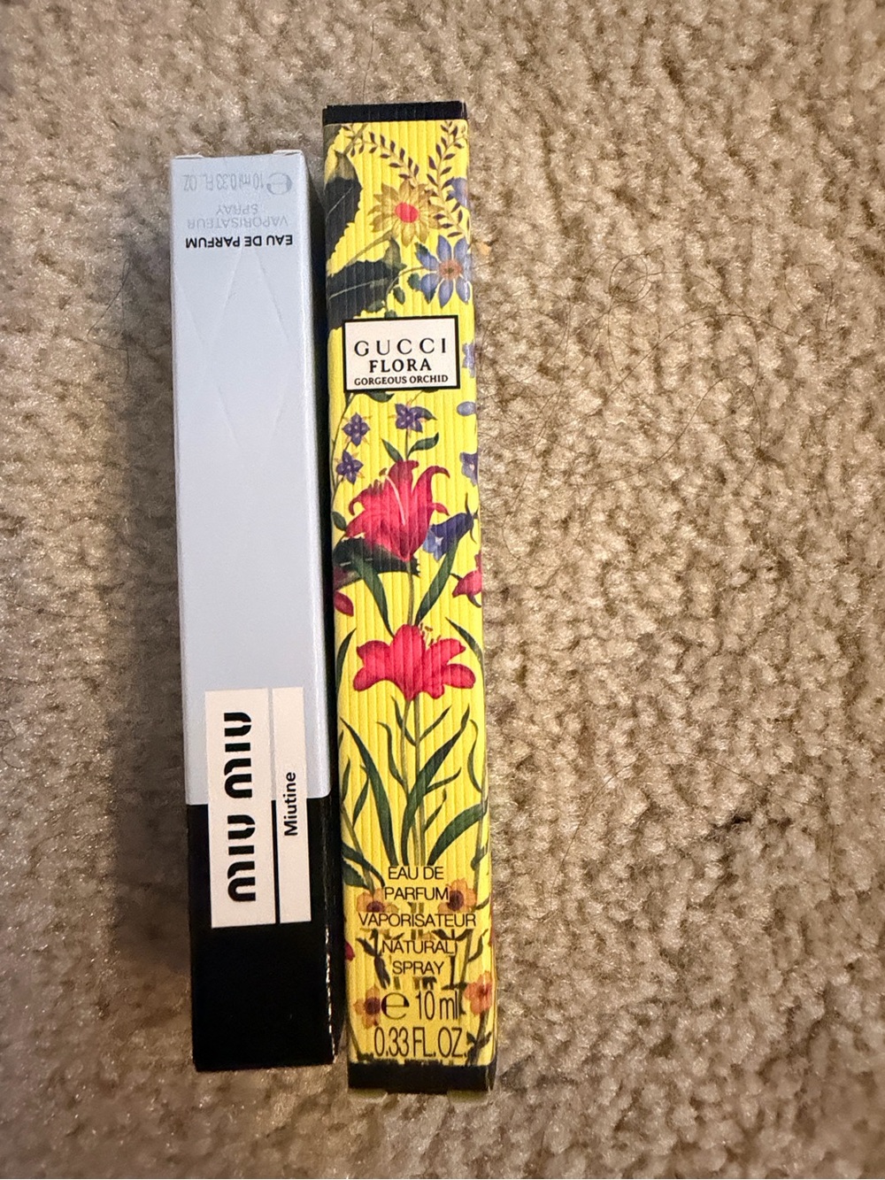 Gucci Flora Gorgeous Orchid Travel Spray - Yellow Floral Packaging